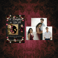 Book cover of 'A Daughter to Die for' by Tanya Madsen on a decorative floral background with the Judith and Nicolas character art collection.
