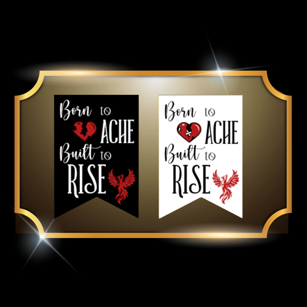 A live video of the “Rise” magnetic bookmark created by Tanya Madsen to show quality and holographic shine.