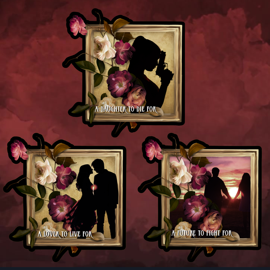 A video slide show featuring the book cover silhouettes from the Somewhere Aching series.